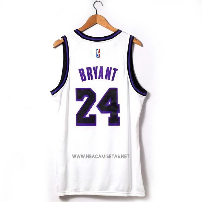 Camiseta Los Angeles Lakers Kobe Bryant NO 24 Ciudad 2022-23 Blanco